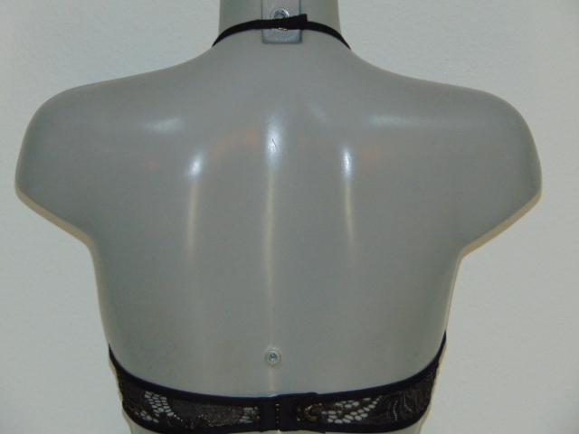 Sapph Abegail black/gold non-padded bra