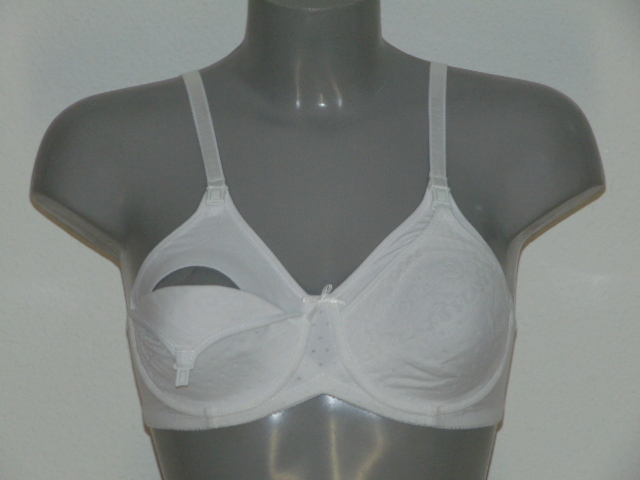 Elbrina Josy white nursing bra