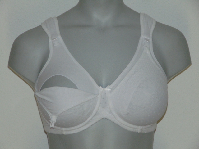 Elbrina Josy white nursing bra