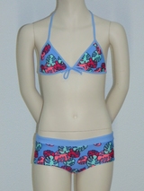 Boobs & Bloomers Britta purple/print set