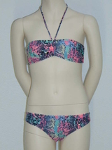 Boobs & Bloomers Veerle green/print set
