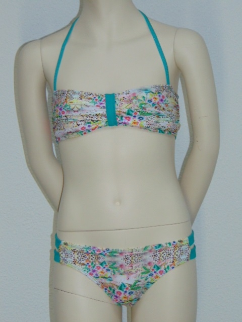 Boobs & Bloomers Issa green/print set
