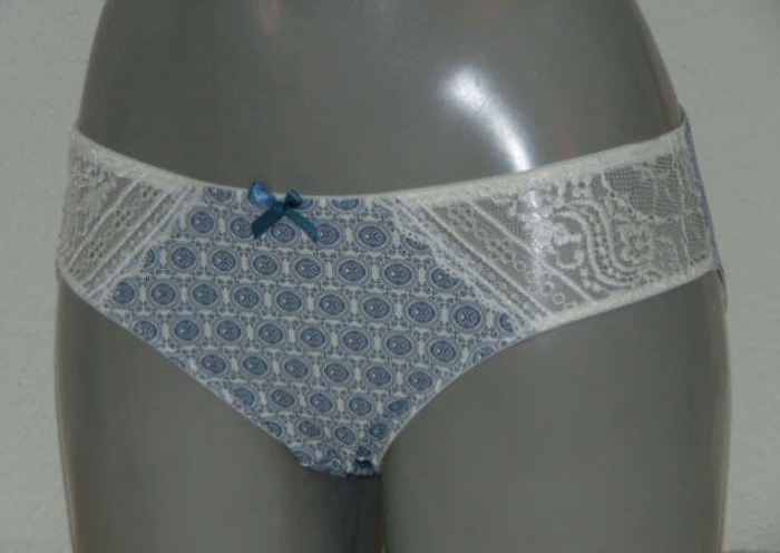 Cybéle Clover white/blue brief