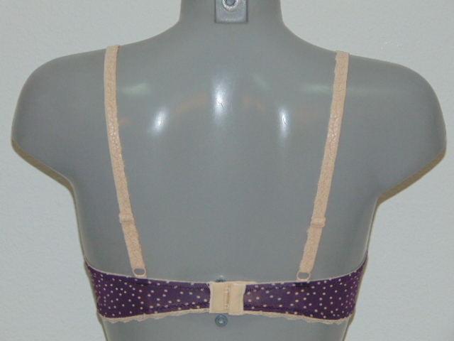 Cybéle Dotty purple padded bra