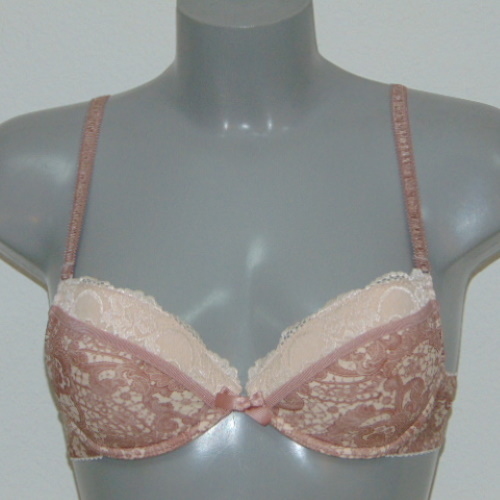Kleo Naturel ivory/print push up bra