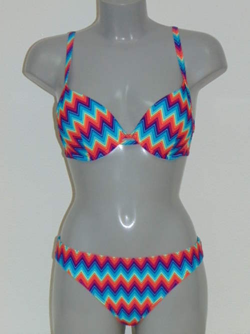 After Eden Molokai print push up bikini bra