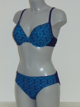 Nickey Nobel Cherely navy blue padded bikini bra