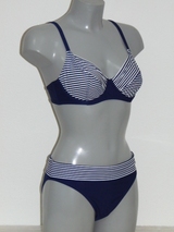 Nickey Nobel Karly navy/white non-padded bra