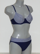 Nickey Nobel Karly navy/white soft-cup bra