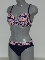 Nickey Nobel Jony navy/white padded bikini bra
