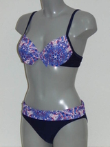 Nickey Nobel Gemma navy/print padded bikini bra