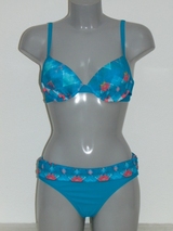 Nickey Nobel Melody blue/print padded bikini bra