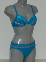 Nickey Nobel Melody blue/print padded bikini bra