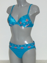 Nickey Nobel Melody blue/print padded bikini bra