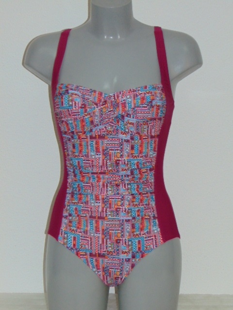 Nickey Nobel Lotte pink/print bathingsuit