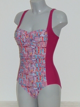 Nickey Nobel Lotte pink/print bathingsuit