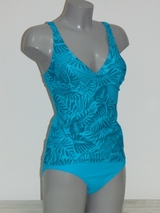 Nickey Nobel Chrissy blue/print tankini set