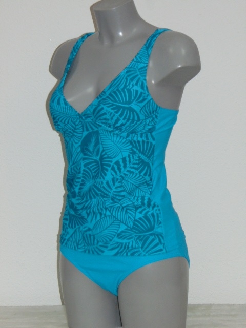 Nickey Nobel Chrissy blue/print tankini set