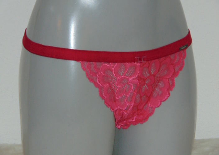 Sapph Eye Candy pink/red thong