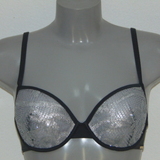 Sapph Swimwear Methics Leaves grey padded bikini bra
