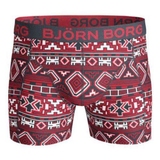Björn Borg Native red/print boxer short