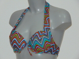LingaDore Beach Isla blue/print padded bikini bra