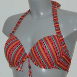 LingaDore Beach Azteca red/print padded bikini bra