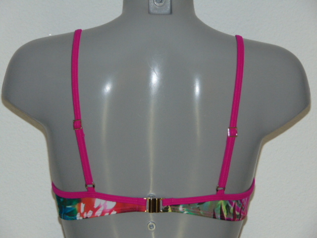 Sapph Swimwear Costa Rica green/pink padded bikini bra