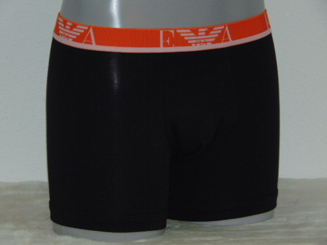 Armani Men's Piccolo black/orange boxer short
