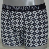 Armani Men's Irriconoscibile black/white boxer short