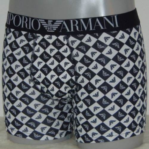 Armani Men's Irriconoscibile black/white boxer short
