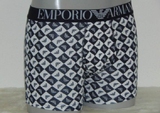 Armani Men's Irriconoscibile black/white boxer short