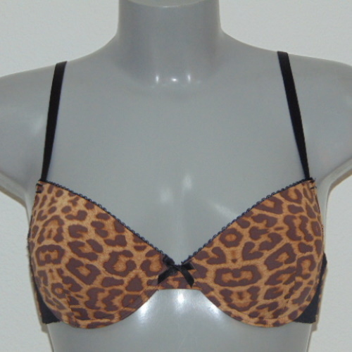 Cybéle Leopard brown/print push up bra