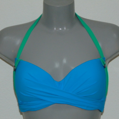Marlies Dekkers Swimwear Holi Gypsy blue/green soft-cup bikini bra