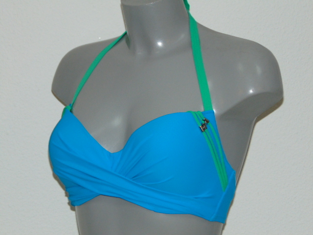 Marlies Dekkers Swimwear Holi Gypsy blue/green soft-cup bikini bra