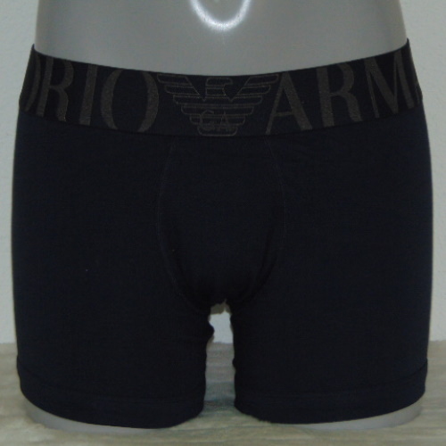 Armani Men's Superiore navy blue boxer short