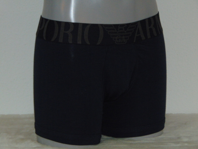 Armani Men's Superiore navy blue boxer short