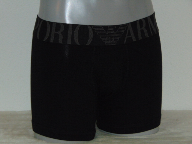 Armani Men's Superiore black boxer short