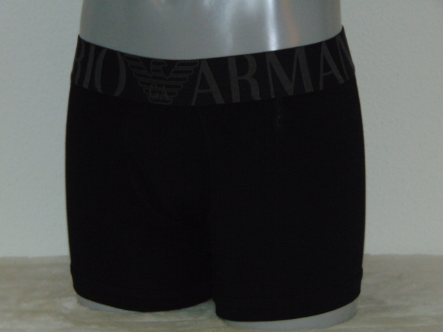 Armani Men's Superiore black boxer short