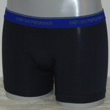 Armani Men's Basamento navy blue boxer short