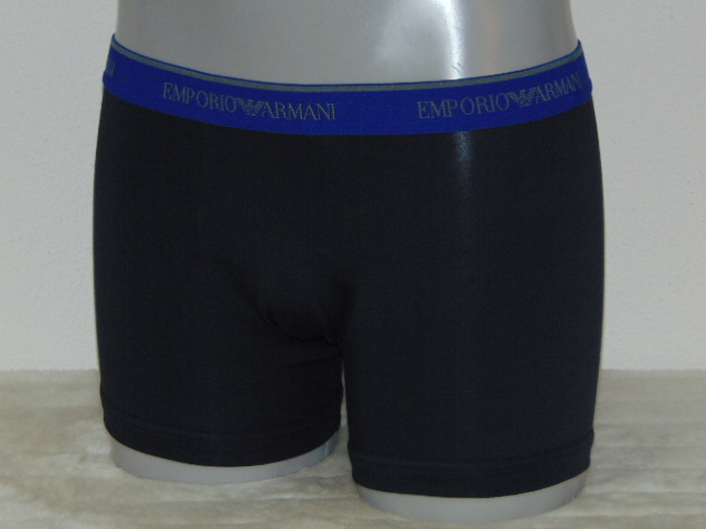 Armani Men's Basamento navy blue boxer short