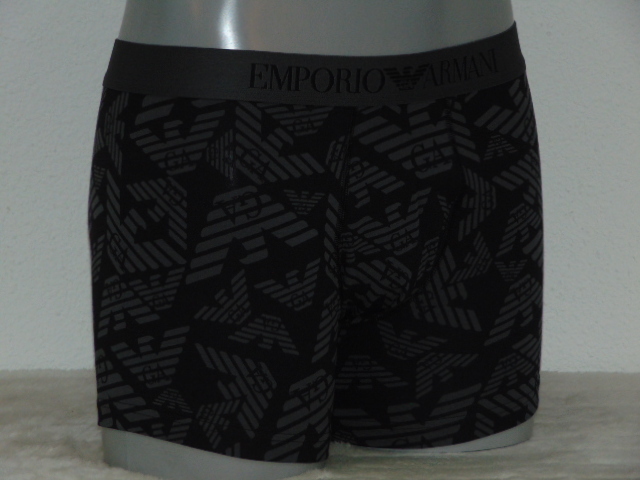 Armani Men's Superiore grey/print boxer short