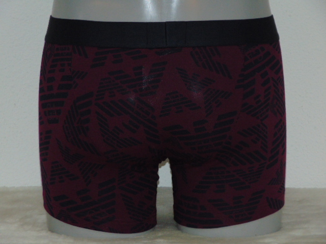 Armani Men's Superiore bordeaux boxer short
