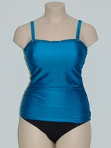 Mila Tisalaya blue bathingsuit