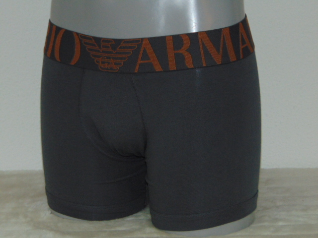 Armani Men's Superiore grey boxer short
