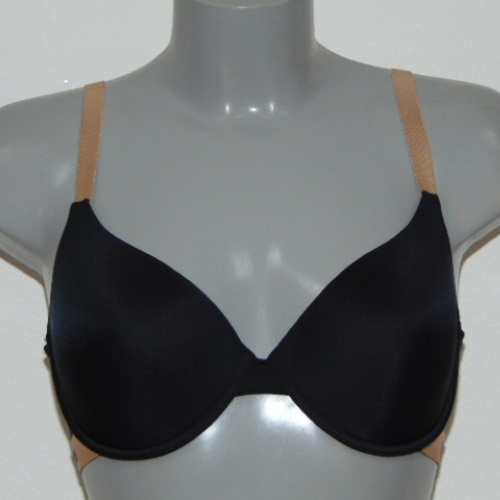 Armani Ladies Microfiber black padded bra