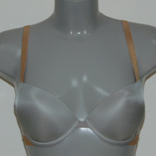 Armani Ladies Microfiber grey push up bra