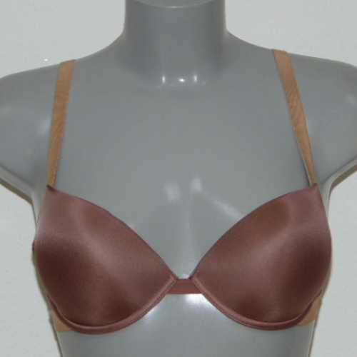 Armani Ladies Microfiber brown push up bra