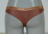 Armani Ladies Microfiber brown brazilian
