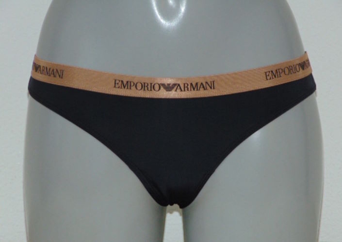 Armani Ladies Microfiber black brazilian